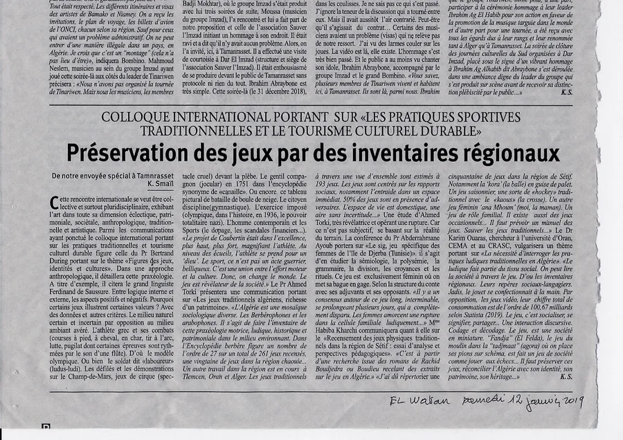 Colloque international de l'imzad 6