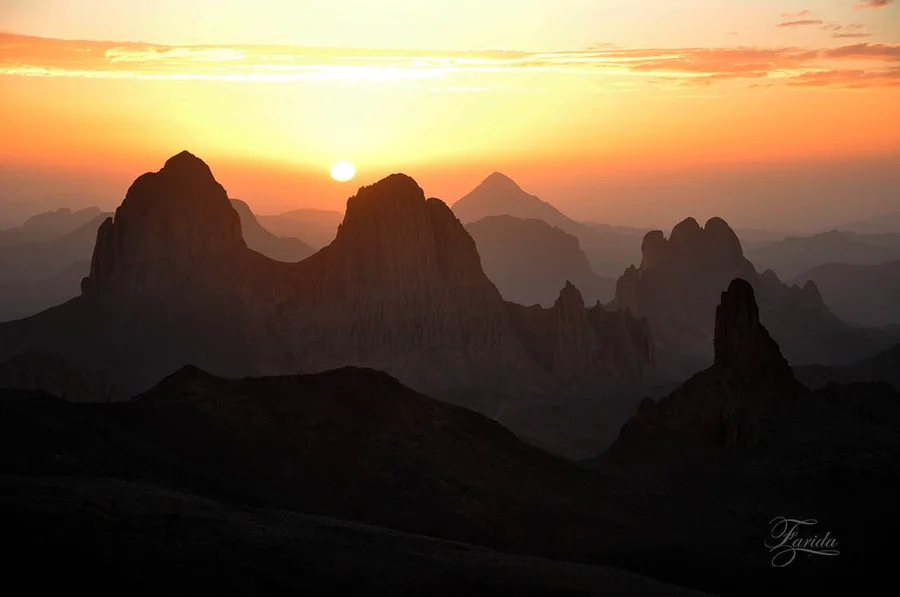 L'Assekrem — coucher du soleil
