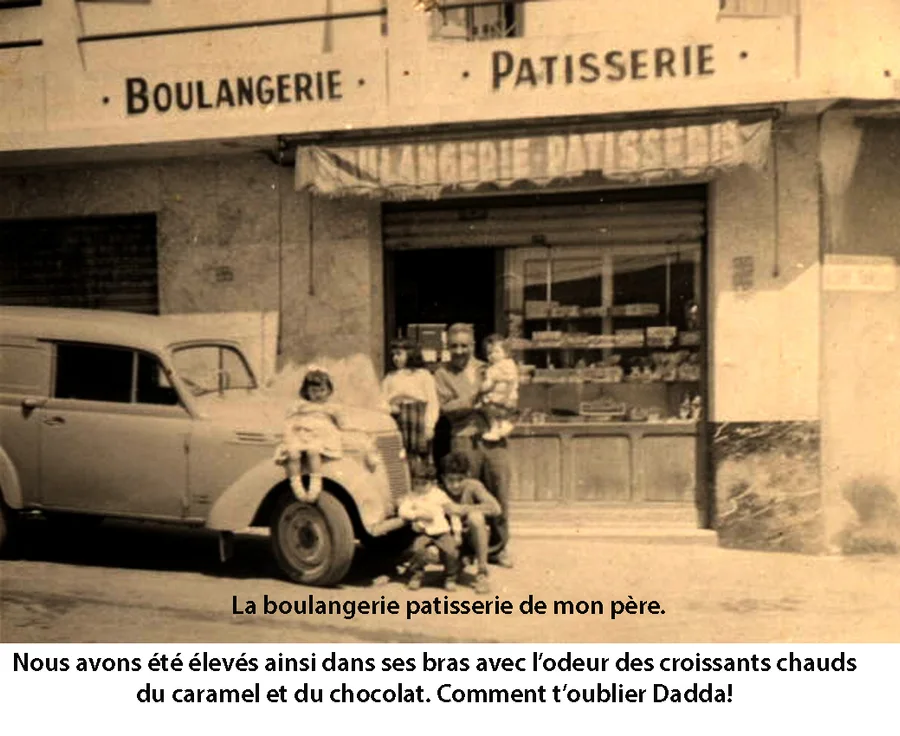 Farida Sellal et son père — souvenir de famille