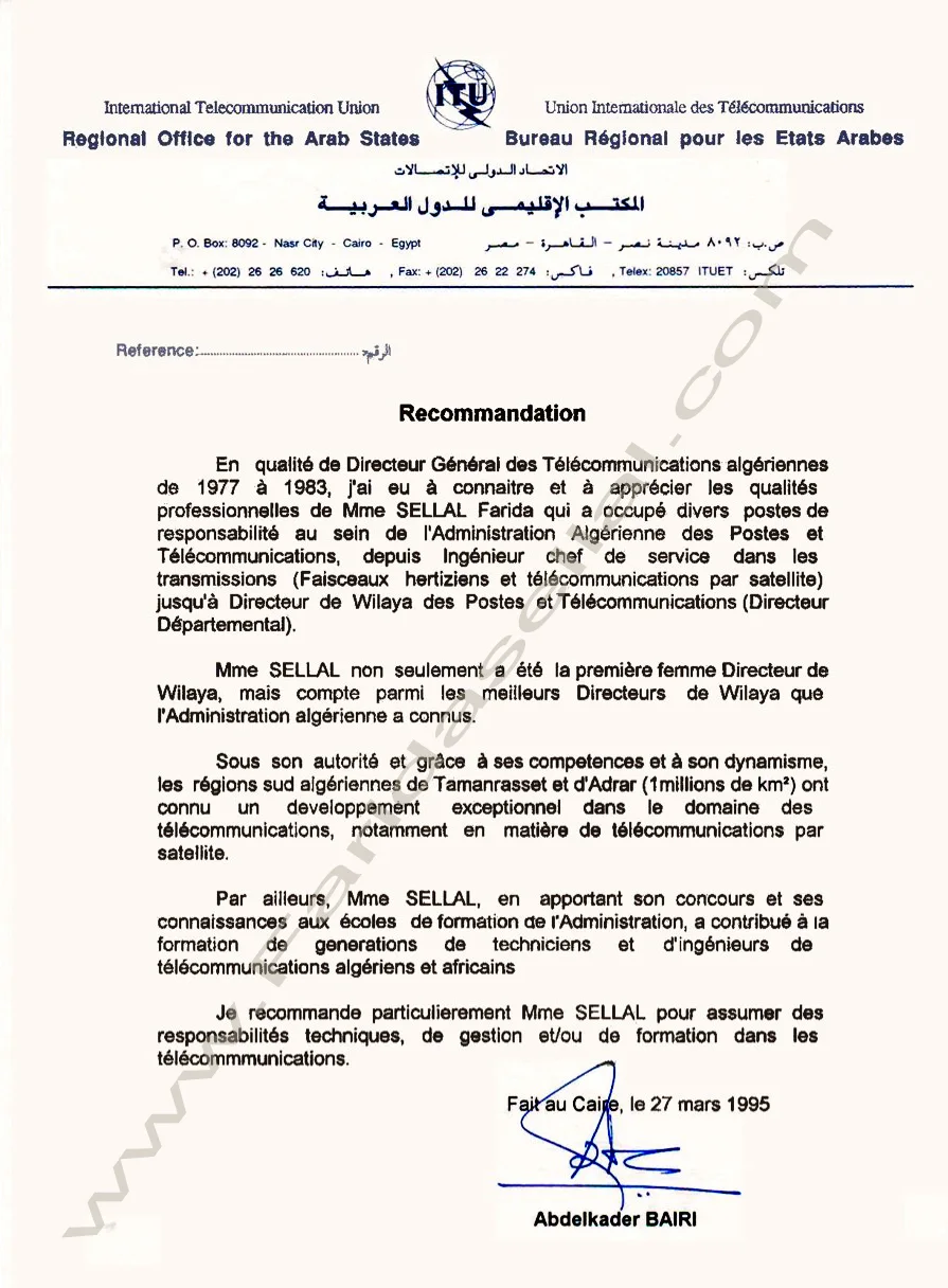 Diplôme de Farida Sellal — page 20