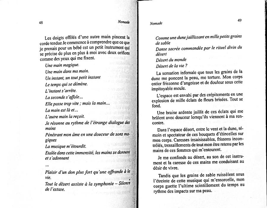 Nomade — livre de Farida Sellal